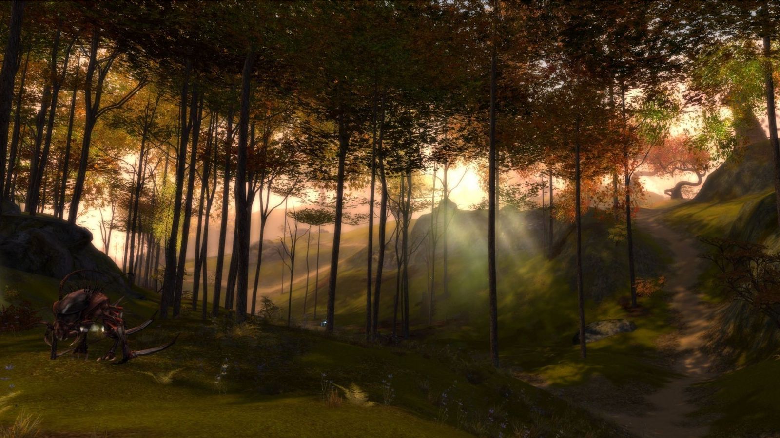Mountain landscape used as atmospheric exploration artwork.